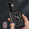 Etui z osłoną na aparat do Samsung Galaxy S24 Hybrid Armor Camshield czarne