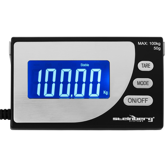 Waga przemysłowa paczkowa do 100 kg / 0.1 g LCD USB