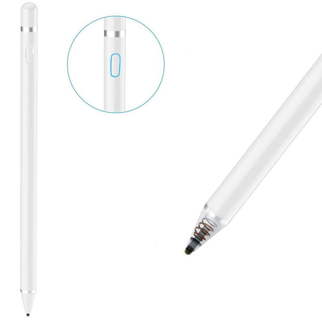 Rysik precyzyjny długopis Active Stylus Pen do ekranu dotykowego tabletu/ telefonu White