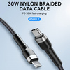 Kabel przewód do iPhone USB-C - Lightning PD 30W 2m czarny