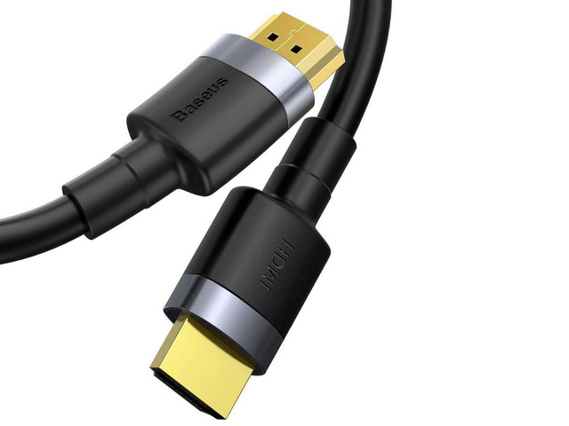 Kabel HDMI- HDMI 2.0 Baseus Cafule 4K FULL HD 3D 2m Czarno-szary