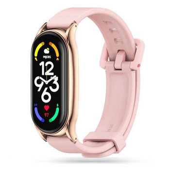 Pasek gumowy Iconband Pro do Xiaomi Mi Smart Band 7 Pink