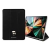 Karl Lagerfeld KLFC12OKMK iPad Pro 12.9 2020 / 2021 / 2022 / iPad Air 13 2024 Book Cover czarny/black Saffiano Karl Iconic