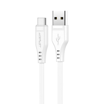 Kabel przewód do telefonu USB - USB-C 3A 1.2m biały