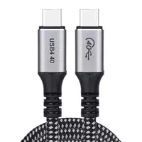 Kabel przewód USB-C 240W 8K 60Hz 1.2m czarny