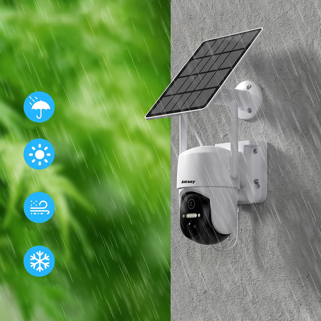 Kamera WiFi z aplikacją sterującą Android iOS IR LED + panel słoneczny 5W