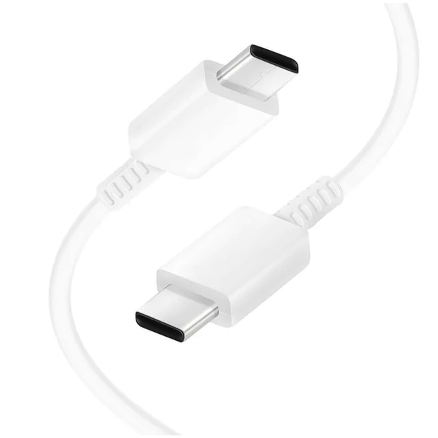 Oryginalny kabel Samsung USB-C do USB-C EP-DW767 do ładowania 1.8m 3A 25W / 45W Biały