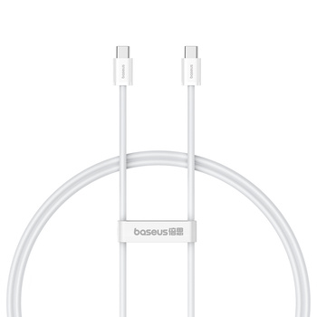 Kabel przewód USB-C 30W PD 480Mb/s Superior Series ll 1m biały