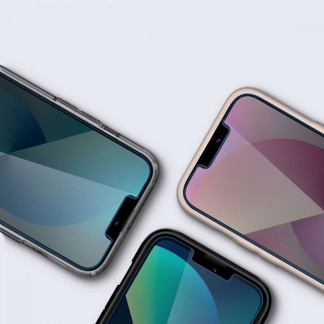 2x Szkło hartowane Spigen Glas.tR EZ Fit Privacy do Apple iPhone 13/ 13 Pro/ 14