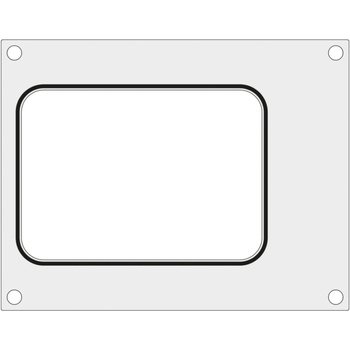 Matryca forma do zgrzewarek MCS na tackę bez podziału 187x137 mm - Hendi 805565