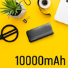 Powerbank Li-Po 10000mAh 2xUSB czarny