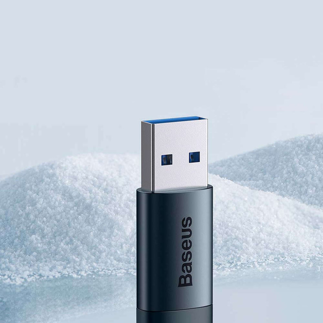 Przejściówka adapter USB 3.1 OTG do USB-C niebieski