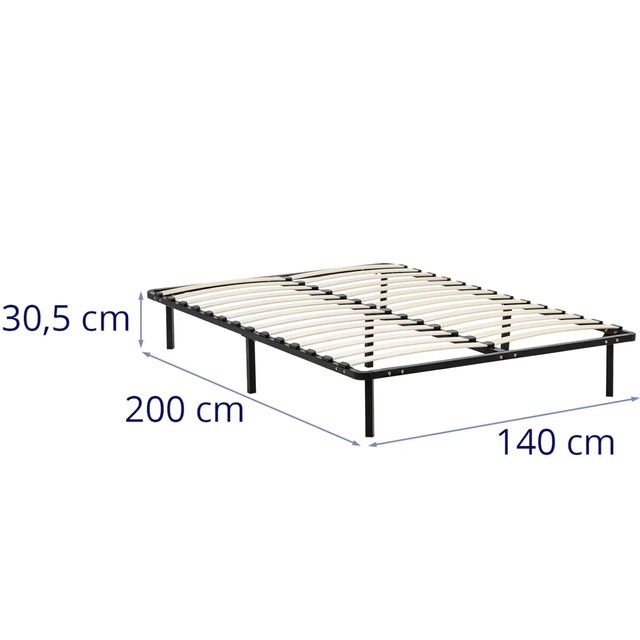 Stelaż do łóżka metalowy 7 nóg do 400 kg 140 x 200 cm