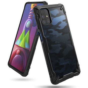 Etui na telefon Ringke Fusion X do Samsung Galaxy M51 Camo Black