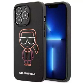 Etui Karl Lagerfeld KLHCP13XTUOK do iPhone 13 Pro Max 6,7" hardcase Karl Ikonik Outline