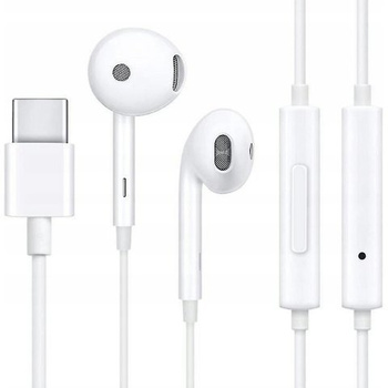 Oryginalne słuchawki douszne OPPO MH147 USB-C Type C Białe