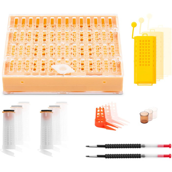 Zestaw narzędzi do wychowu matek pszczelich - 322 szt.
