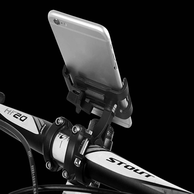 Uchwyt rowerowy Alogy Metal Bike Holder do telefonu na kierownicę na rower motor hulajnoga Czarny