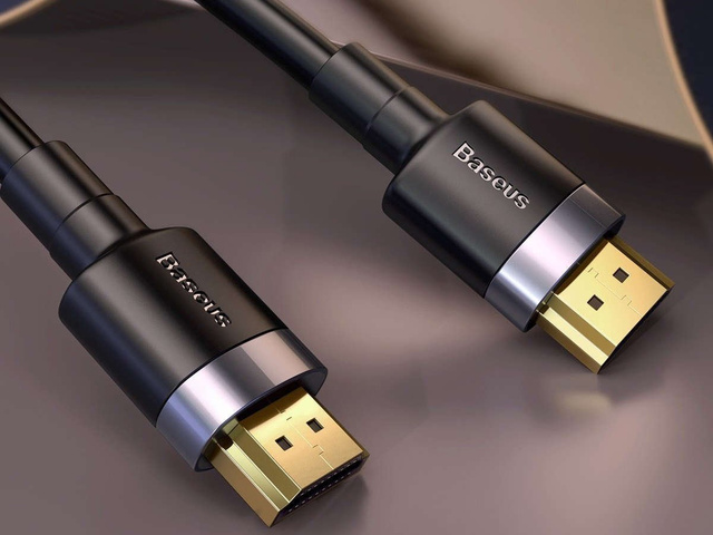 Kabel HDMI- HDMI 2.0 Baseus Cafule 4K FULL HD 3D 2m Czarno-szary