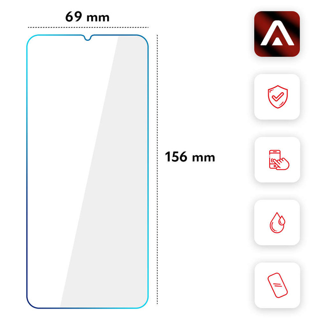 Szkło hartowane 9H Alogy ochrona na ekran do Realme C25y