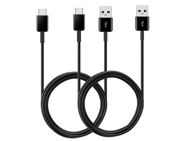 2x Oryginalny Kabel USB type C Samsung EP-DG930MBEGWW 1.5m czarny