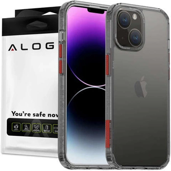 Etui na telefon Alogy Protective Case obudowa ochronna do Apple iPhone 14 Czarno-przezroczyste