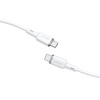 Kabel przewód USB-C 60W 20V 3A 1.2m biały