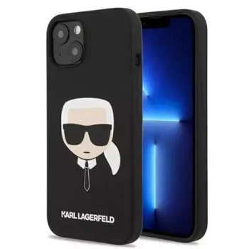 Karl Lagerfeld KLHCP13SSLKHBK iPhone 13 mini 5,4" czarny/black hardcase Silicone Karl`s Head