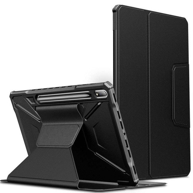 Etui Infiland Multiple Angles do Samsung Galaxy Tab S7 FE 5G 12.4 T730 / T736B Black