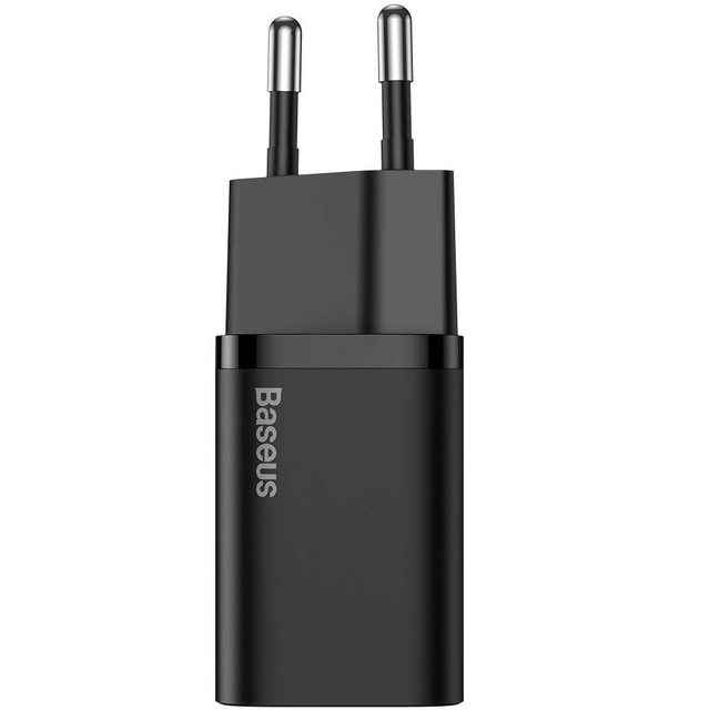 Ładowarka sieciowa zasilacz Baseus Super Si USB-C Type C PD Power Delivery 30W Czarna