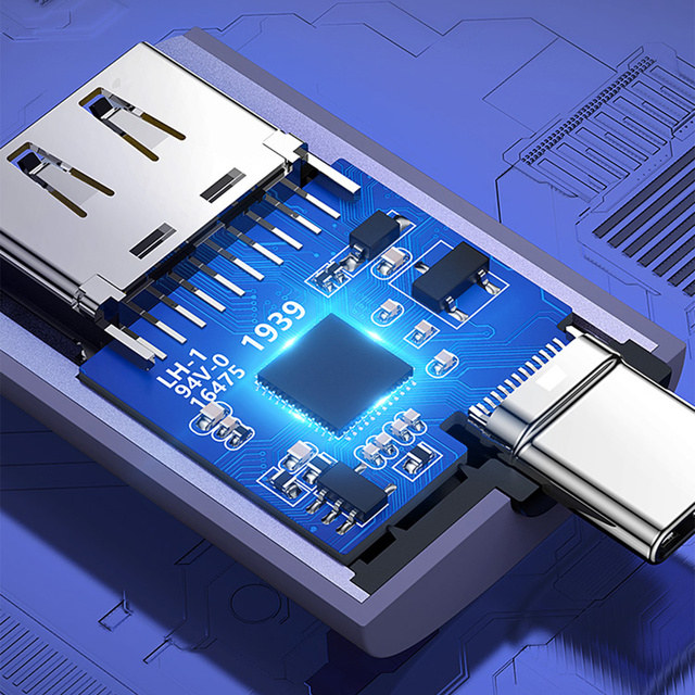 Adapter przejściówka obrazu Video USB-C na HDMI 4K szary