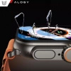 2x Szkło hartowane ramka do Apple Watch Ultra / Ultra 2 49mm na ekran Alogy Protector 9H Czarne