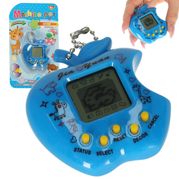 Tamagotchi gra elektroniczna dla dzieci jabłko niebieski