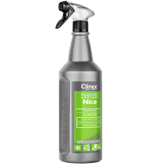 Płyn środek do dezynfekcji odgrzybiania klimatyzacji i wentylacji CLINEX Nano Protect Nice 1L