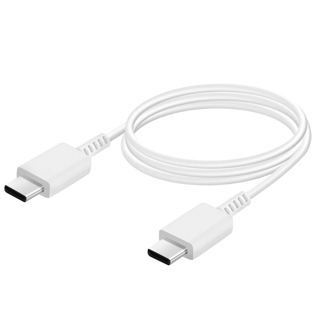 Oryginalny kabel Samsung USB-C do USB-C EP-DW767 do ładowania 1.8m 3A 25W / 45W Biały