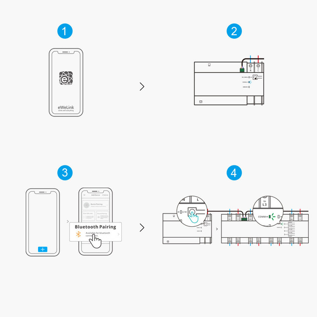 Inteligentny przełącznik miernik mocy WiFi Ethernet SPM-Main