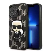 Etui ochronne na telefon Karl Lagerfeld KLHCP13LPMNIKBK do Apple iPhone 13 Pro / 13 6,1" hardcase czarny/black Monogram Ikonik Patch