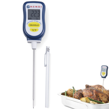 Termometr gastronomiczny cyfrowy z sondą 130mm od -50C do 350C - Hendi 271230