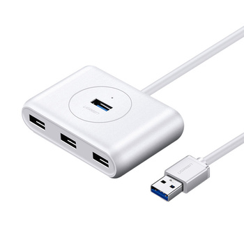 Wielofunkcyjny HUB rozdzielacz portów USB - 4x USB 3.0 1m biały