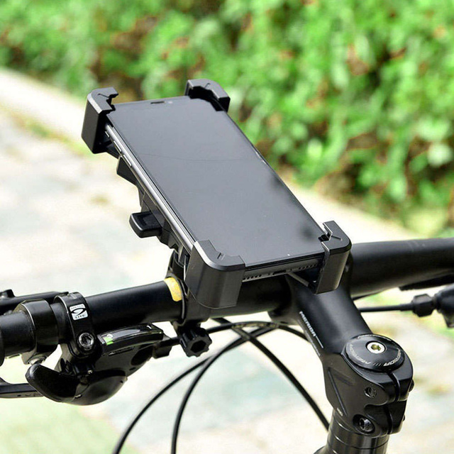 Uchwyt rowerowy Alogy One Touch Bike Holder do telefonu 4.5-7" na kierownicę na rower motocykl hulajnogę Czarny