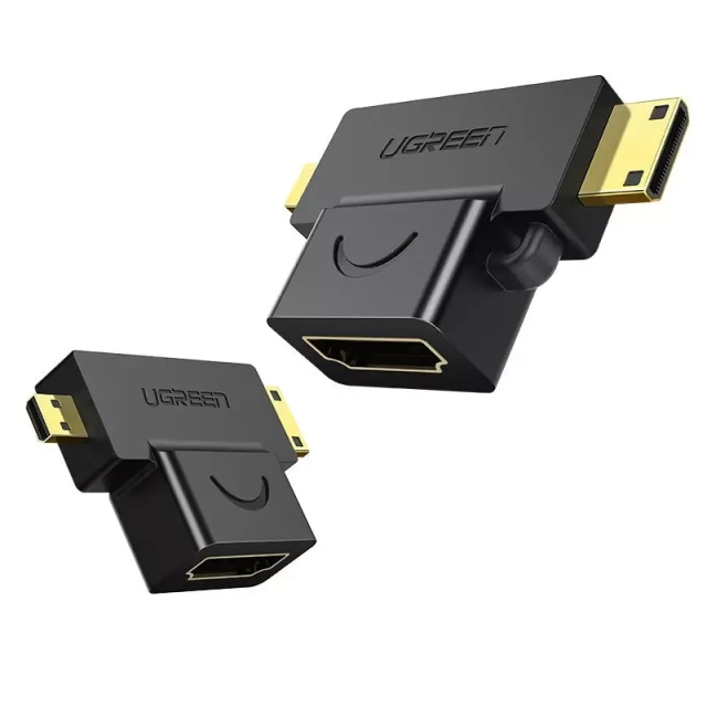 Przejściówka adapter ze złącza HDMI Typ A mini HDMI - micro HDMI