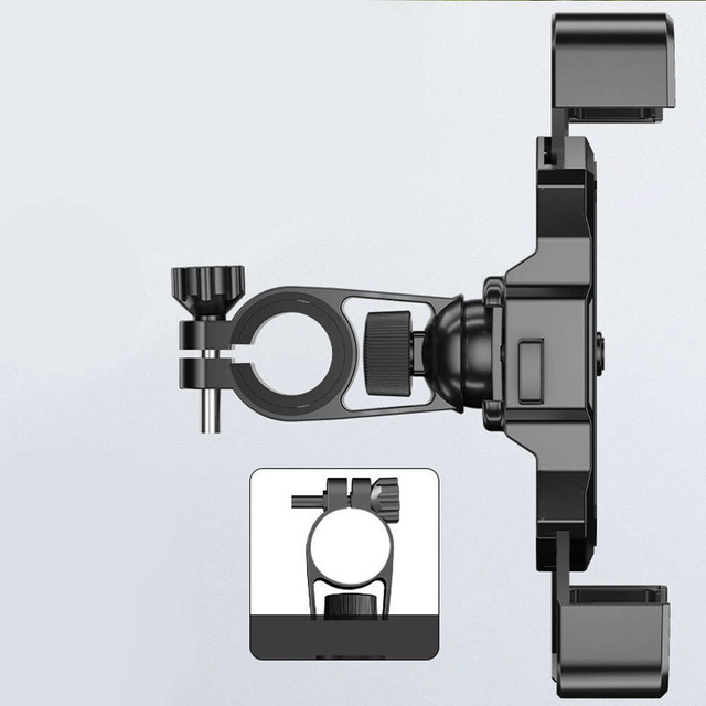 Uchwyt rowerowy Alogy One Touch Bike Holder do telefonu 4.5-7" na kierownicę na rower motocykl hulajnogę Czarny