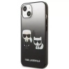 Karl Lagerfeld KLHCP13STGKCK iPhone 13 mini 5,4" hardcase czarny/black Gradient Ikonik Karl & Choupette