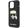 Etui Karl Lagerfeld KLHCP14LKH3DBK do iPhone 14 Pro 6,1" hardcase 3D Rubber Karl`s Head