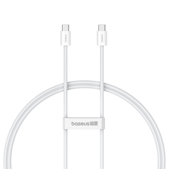 Kabel przewód USB-C 30W PD 480Mb/s Superior Series ll 1m biały