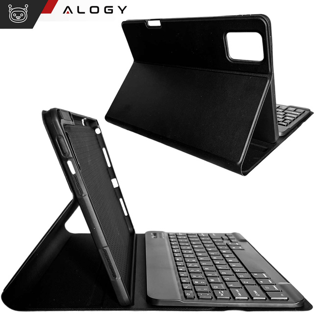 Etui z klawiaturą do Lenovo Tab M11 10.95" TB330FU / TB330XU / TB331FC klawiatura Bluetooth case Alogy Czarne