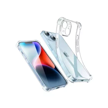 Ugreen żelowe etui ze wzmocnionymi narożnikami Bright Cushion Protective Case do iPhone 14 Plus przezroczyste (LP602)