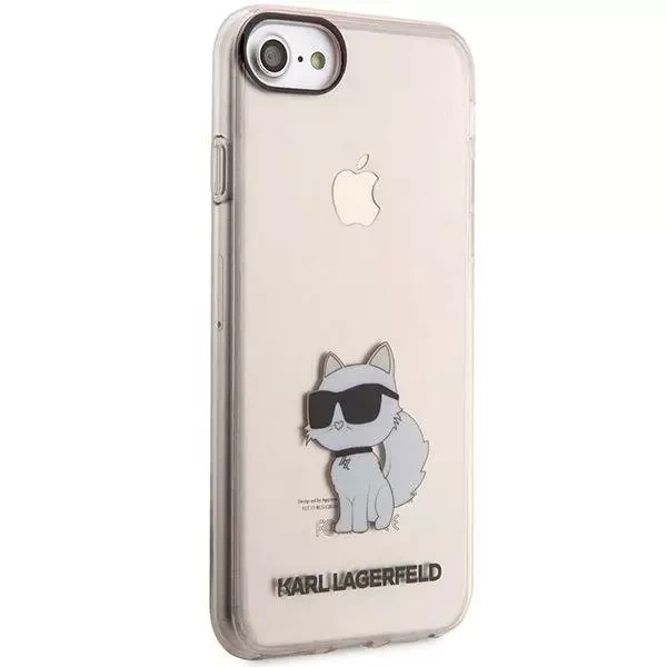 Etui na telefon Karl Lagerfeld do iPhone 7/8/SE 2020/2022 óżowy/pink hardcase Ikonik Choupette